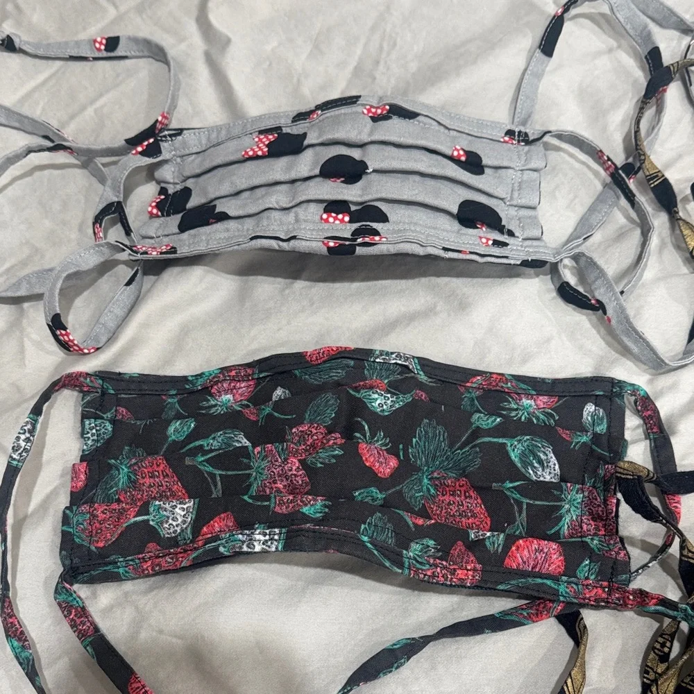 Stylish HOMEMADE Face Masks Set with Unique Patterns